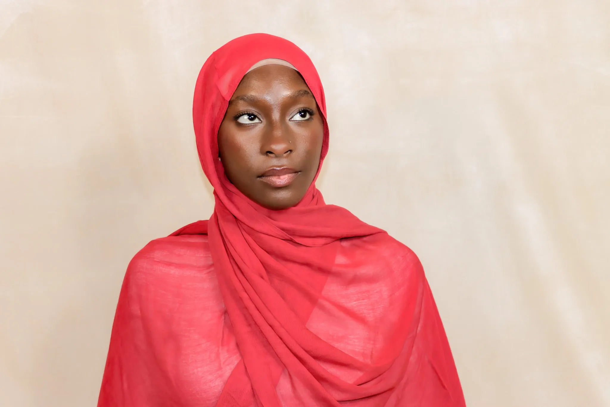 Premium Modal Cranberry Hijab