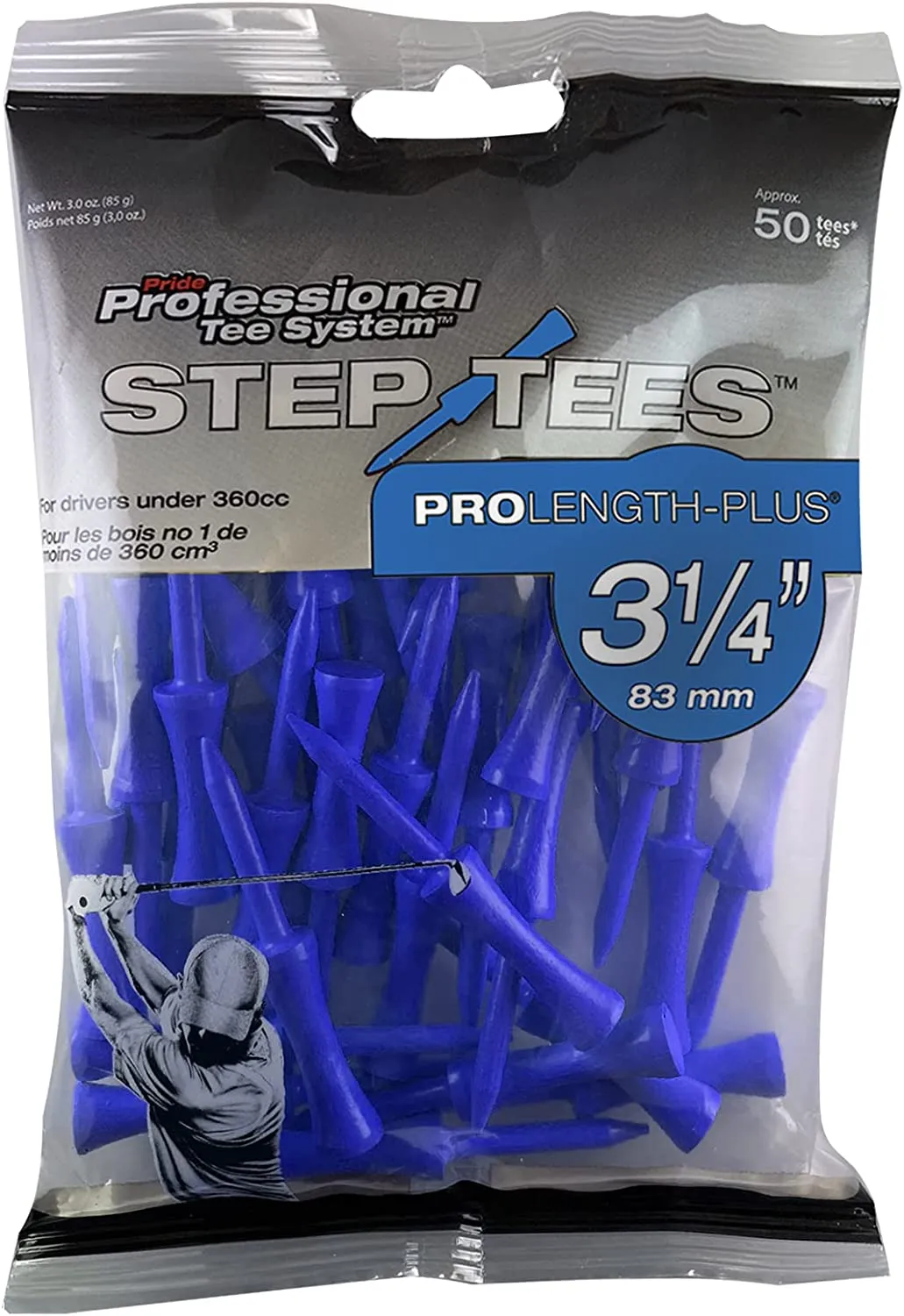 Pride Professional Tee System Two Piece Step Tee - 3.25"