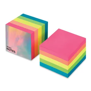 Rainbow Sticky Note Cube
