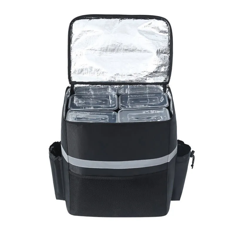 Realaiot 15/18/35L Extra Large Thermal Food Bag Cooler Bag Refrigerator Box Fresh Keeping Food Delivery Backpack Insulated Cool Bag