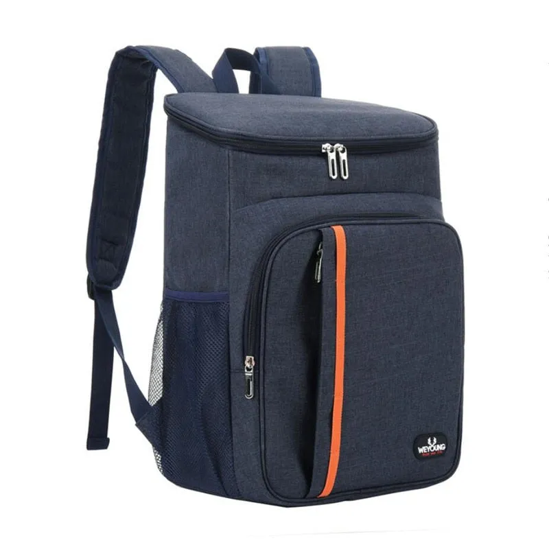 Realaiot 15/18/35L Extra Large Thermal Food Bag Cooler Bag Refrigerator Box Fresh Keeping Food Delivery Backpack Insulated Cool Bag