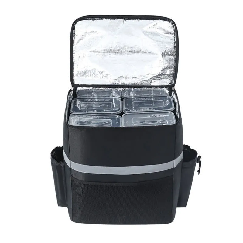 Realaiot 15/18/35L Extra Large Thermal Food Bag Cooler Bag Refrigerator Box Fresh Keeping Food Delivery Backpack Insulated Cool Bag