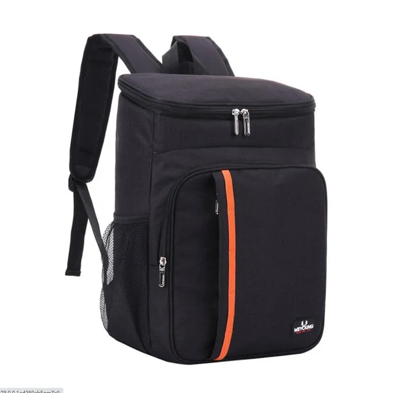 Realaiot 15/18/35L Extra Large Thermal Food Bag Cooler Bag Refrigerator Box Fresh Keeping Food Delivery Backpack Insulated Cool Bag