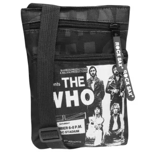 Rock sax The Who Presents Mens Zip Pattern Crossbody Bag