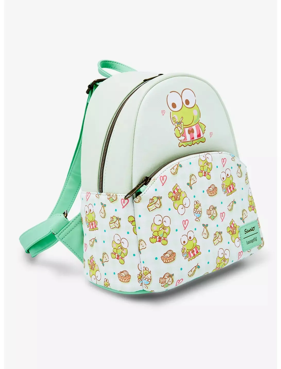 Sanrio Mini Backpack Keroppi Gingham Snacks Loungefly