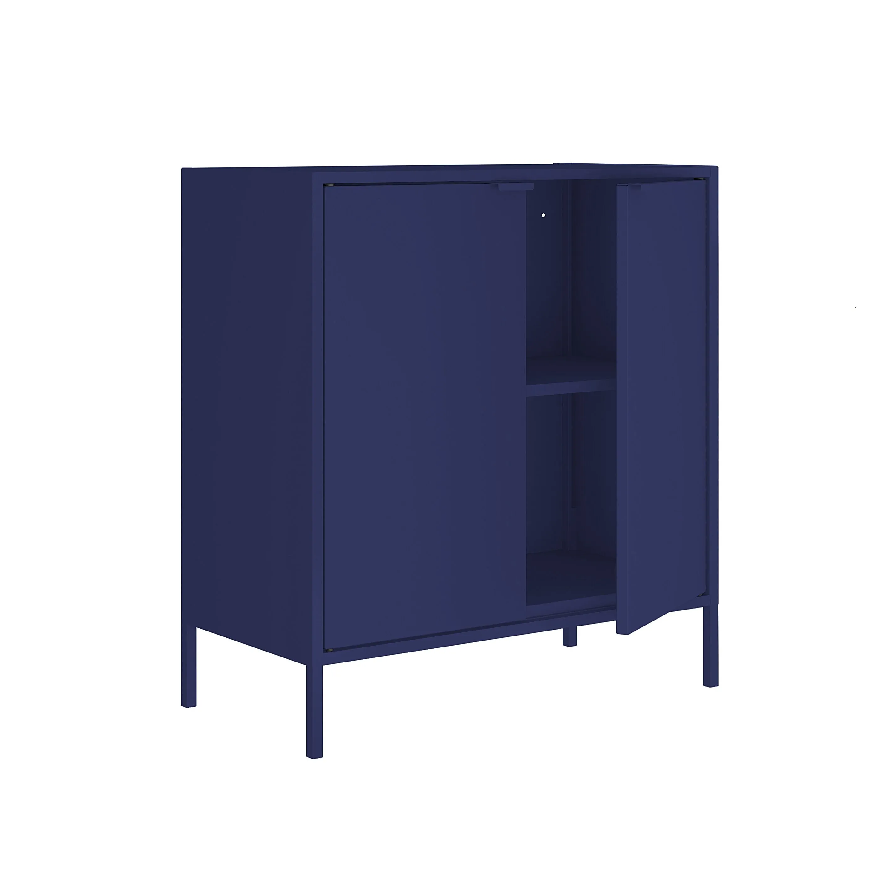 Smart Double Wide 29.92" High Cabinet in Blue