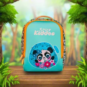 Smily kiddos Charming Panda Neoprene Preschool Backpack (6L) – Light Blue