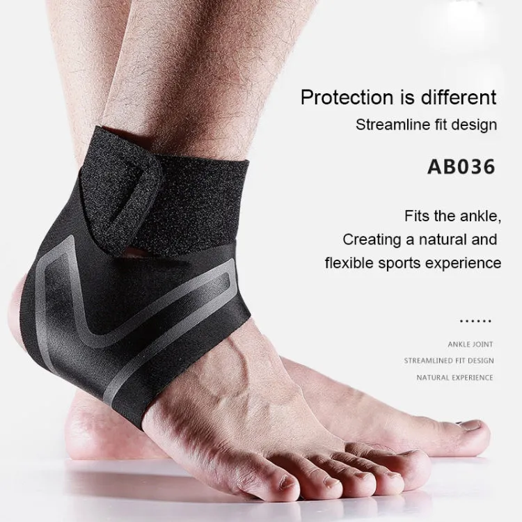 Sport Ankle Support Elastic High Protect Sports Ankle Equipment Safety Running Basketball Ankle Brace Support, Size:S(Right)