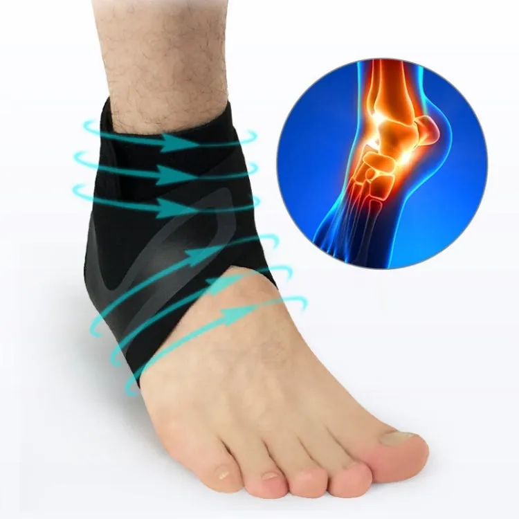 Sport Ankle Support Elastic High Protect Sports Ankle Equipment Safety Running Basketball Ankle Brace Support, Size:S(Right)