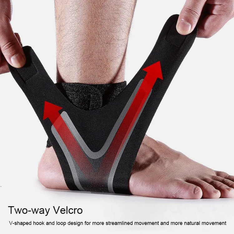 Sport Ankle Support Elastic High Protect Sports Ankle Equipment Safety Running Basketball Ankle Brace Support, Size:S(Right)