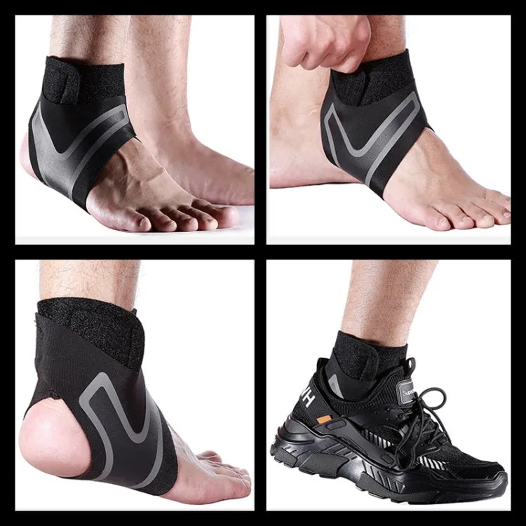 Sport Ankle Support Elastic High Protect Sports Ankle Equipment Safety Running Basketball Ankle Brace Support, Size:S(Right)