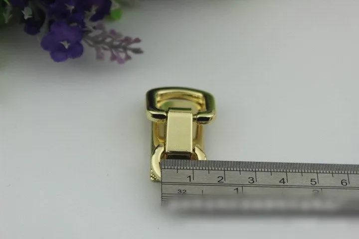 Strap Handles Connector Bag Hardware Metal Lock Buckle Gold Silver Black Bronze 2/20 pcs Handmade Purse Handbag Backpack Making 40 17mm