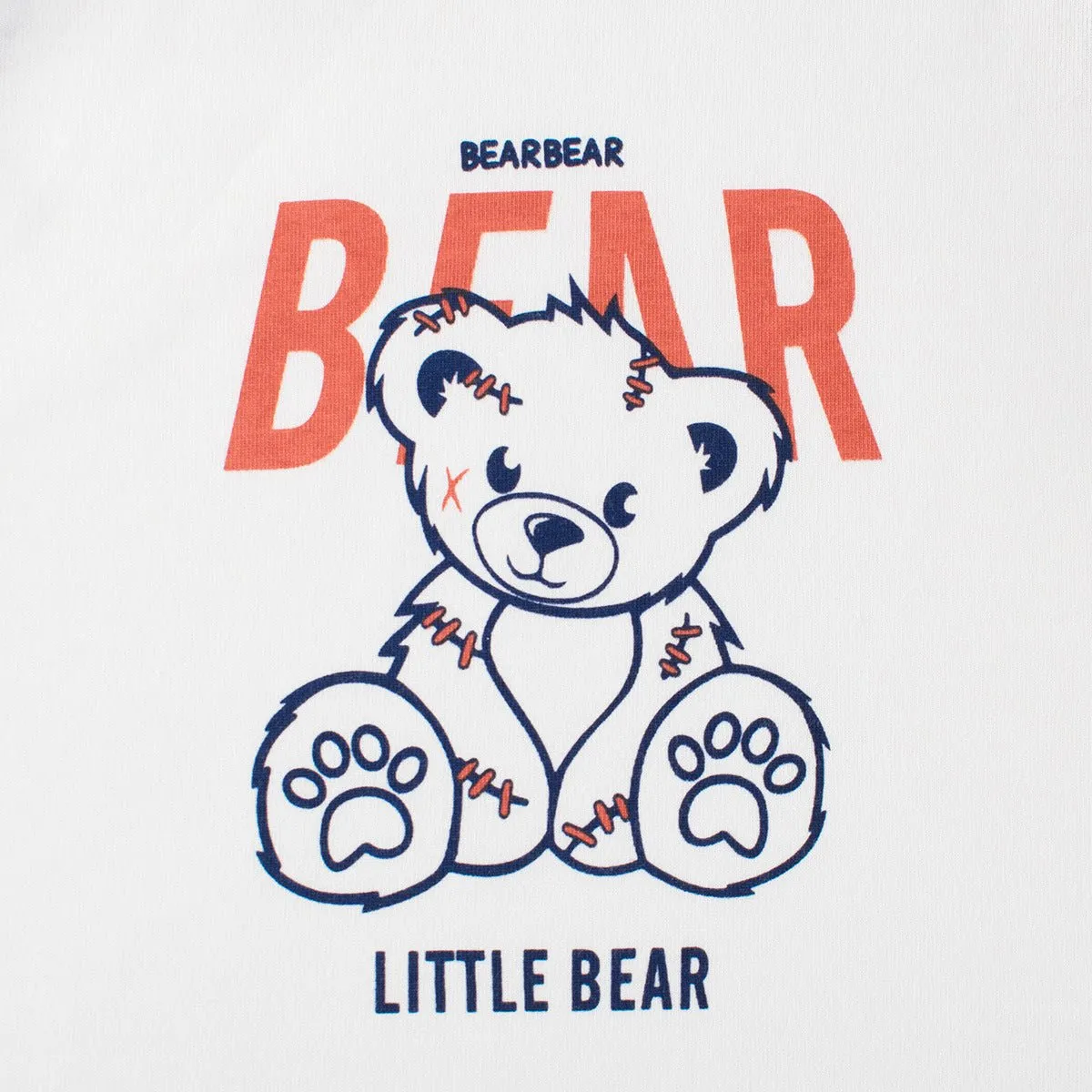 Toddler/Kid Bear Print Casual Long Sleeve Shirt