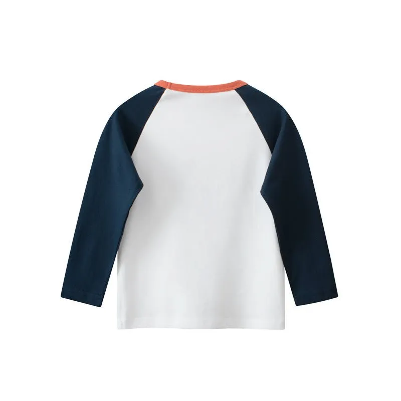 Toddler/Kid Bear Print Casual Long Sleeve Shirt