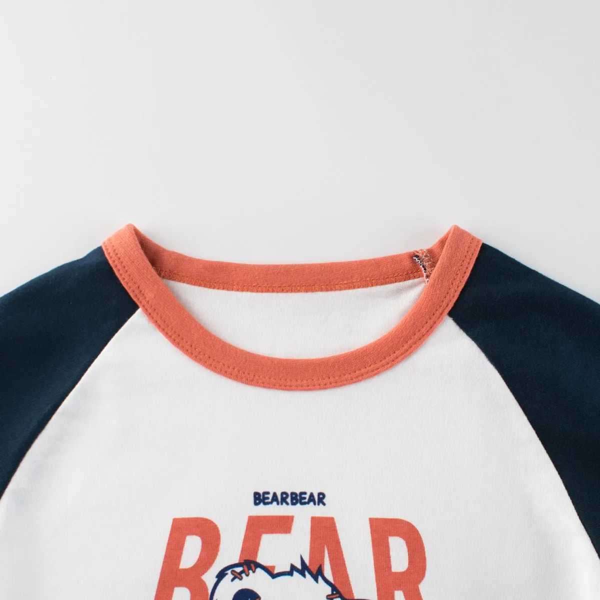 Toddler/Kid Bear Print Casual Long Sleeve Shirt