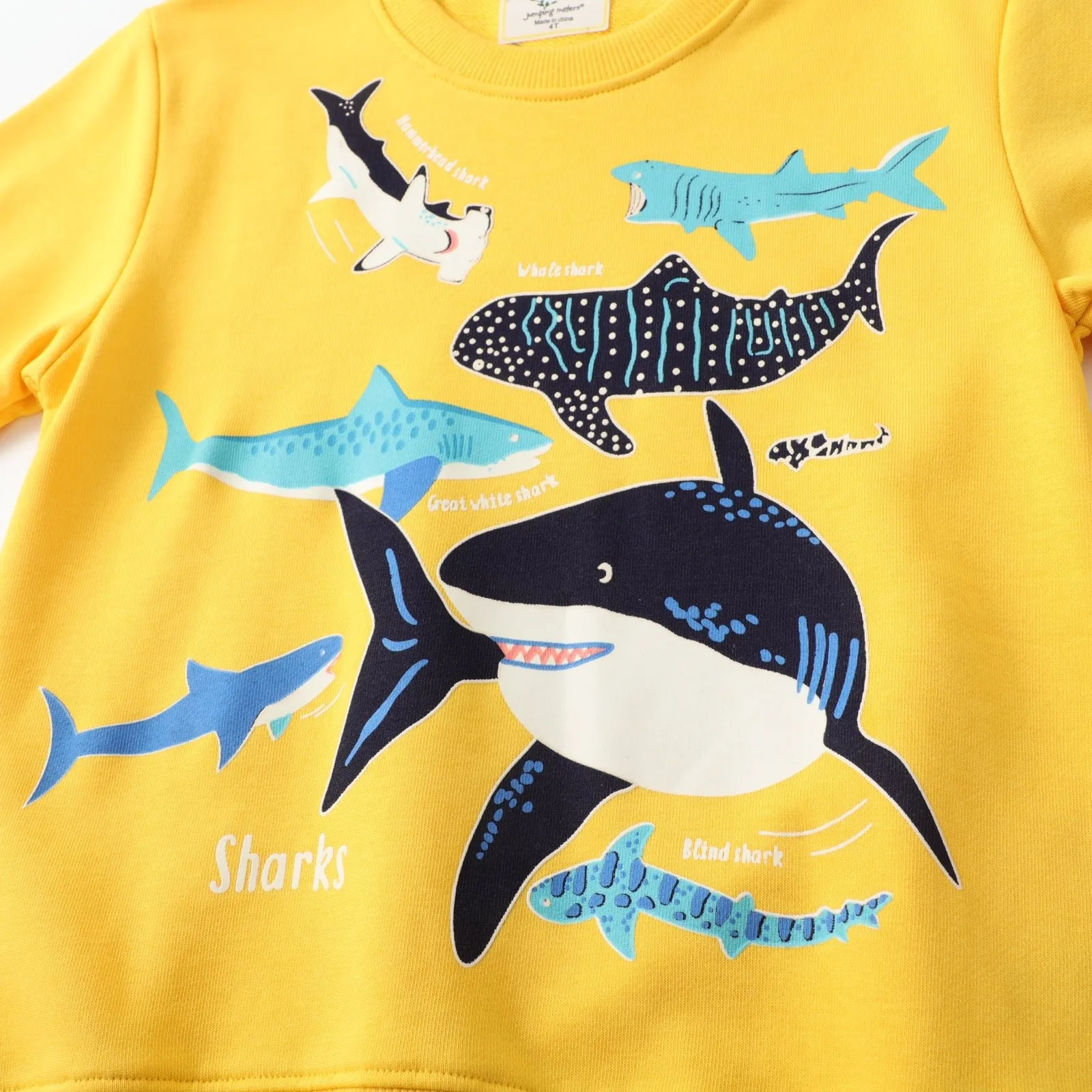 Toddler/Kid Boy Glow in the Dark Sharks Sweatshirt