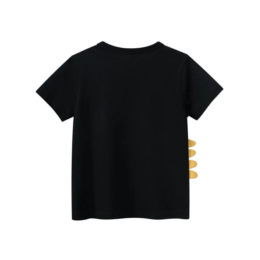Toddler/Kid Boy's Summer 3D Blue Dino Print Tee