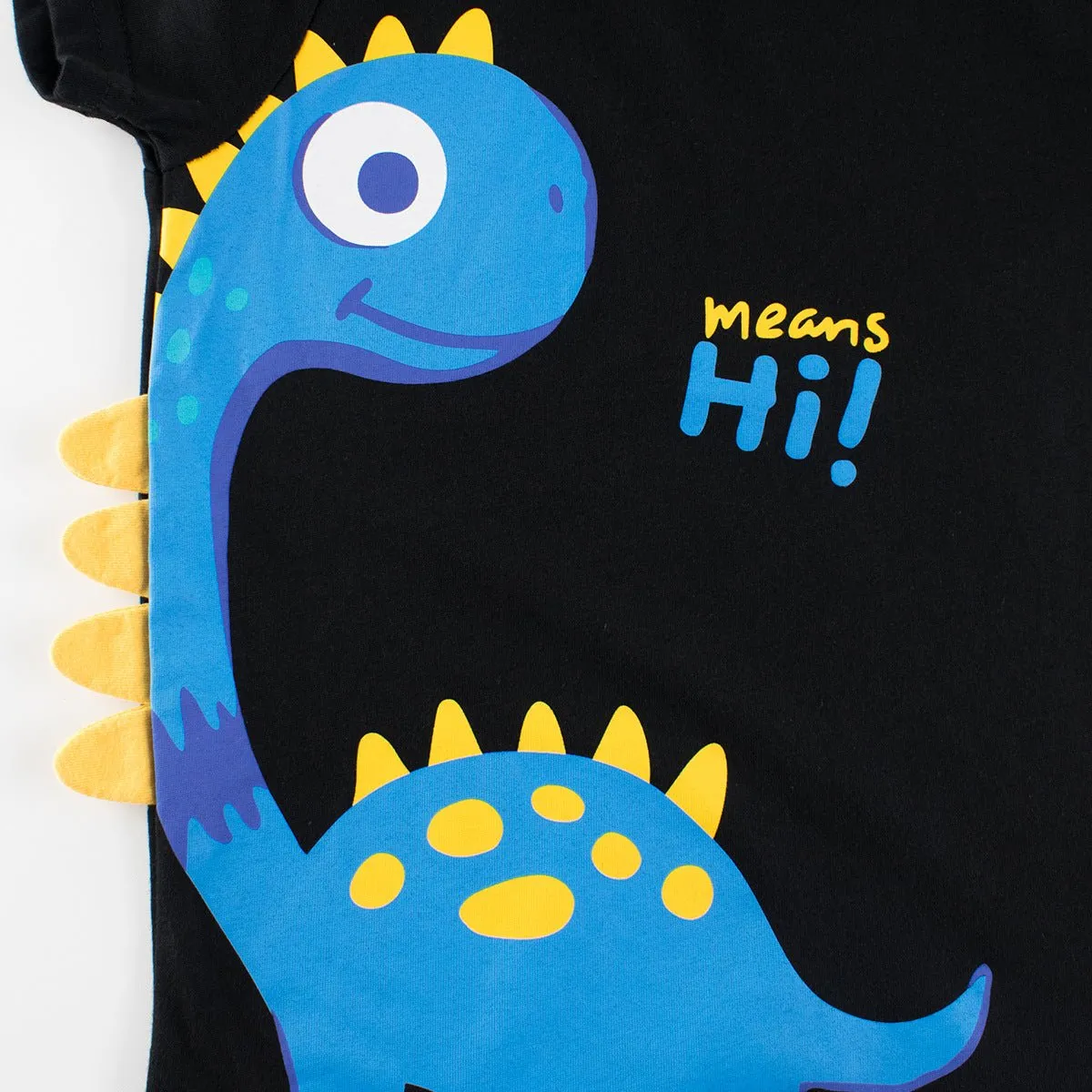 Toddler/Kid Boy's Summer 3D Blue Dino Print Tee