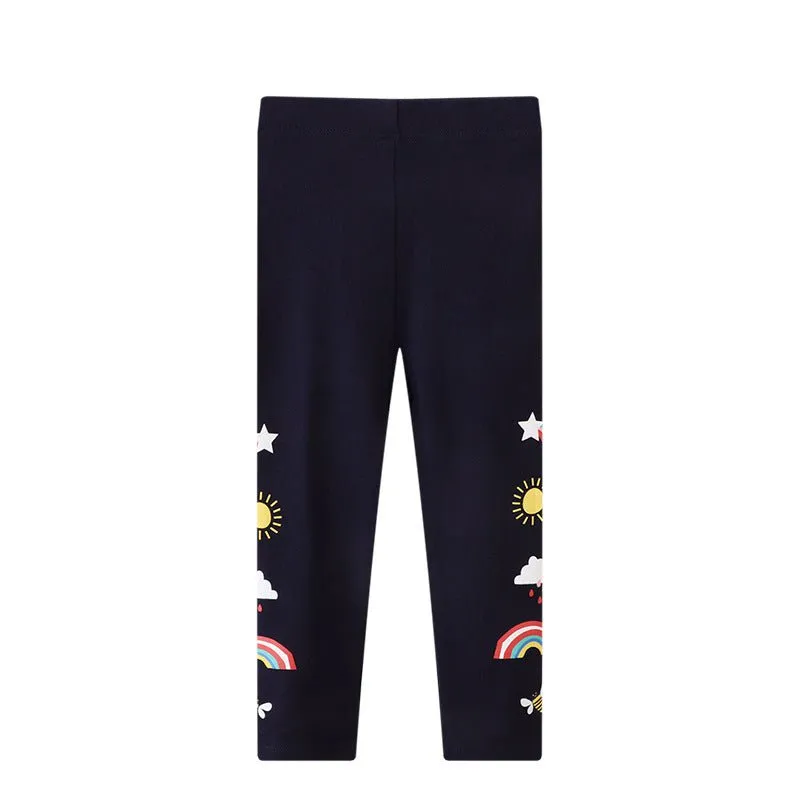 Toddler/Kid Girl's Cartoon Design Cotton Leggings