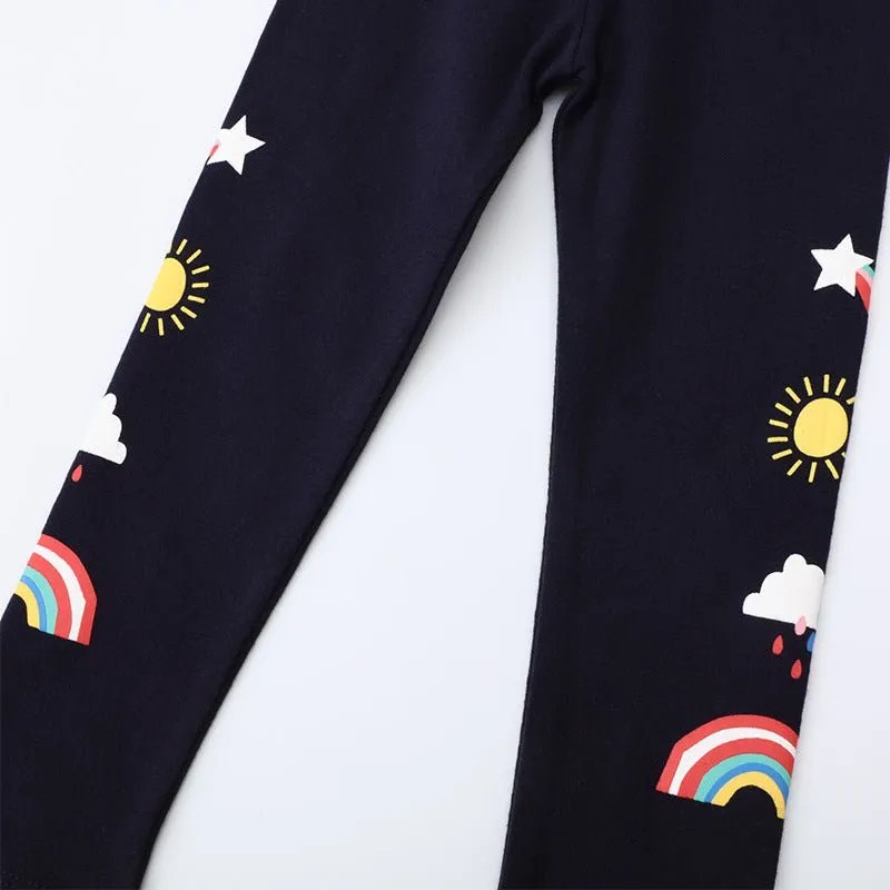 Toddler/Kid Girl's Cartoon Design Cotton Leggings