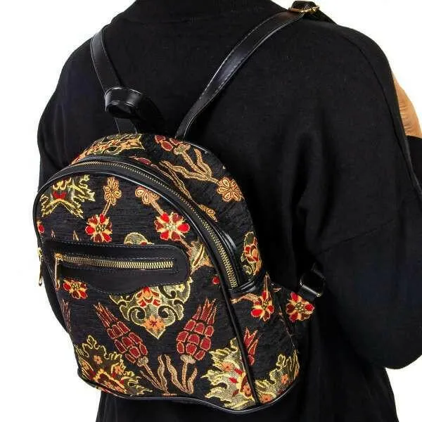 Turkish tribal backpack - uniuqe traditional kilim style