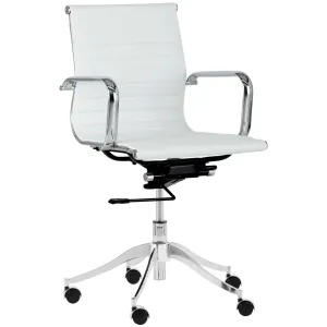 Tyler Full Back Office Chair, Snow