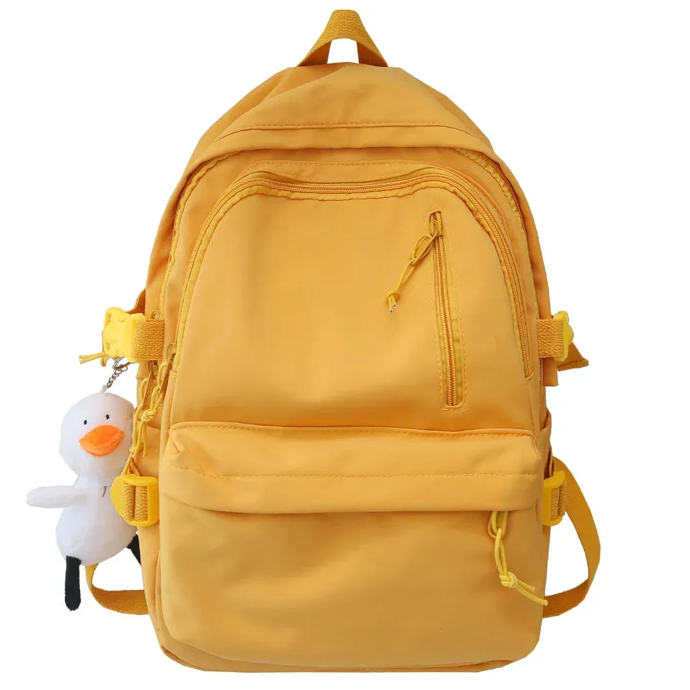 UAKISS  -  Cool Lady Travel Women Kawaii Backpack Fashion Girl Waterproof College Student Bag Teenager Book Bag Female Laptop Cute Backpack