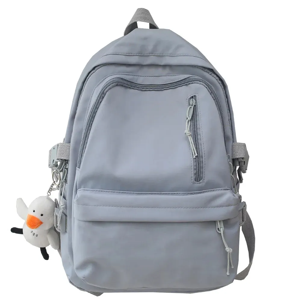 UAKISS  -  Cool Lady Travel Women Kawaii Backpack Fashion Girl Waterproof College Student Bag Teenager Book Bag Female Laptop Cute Backpack