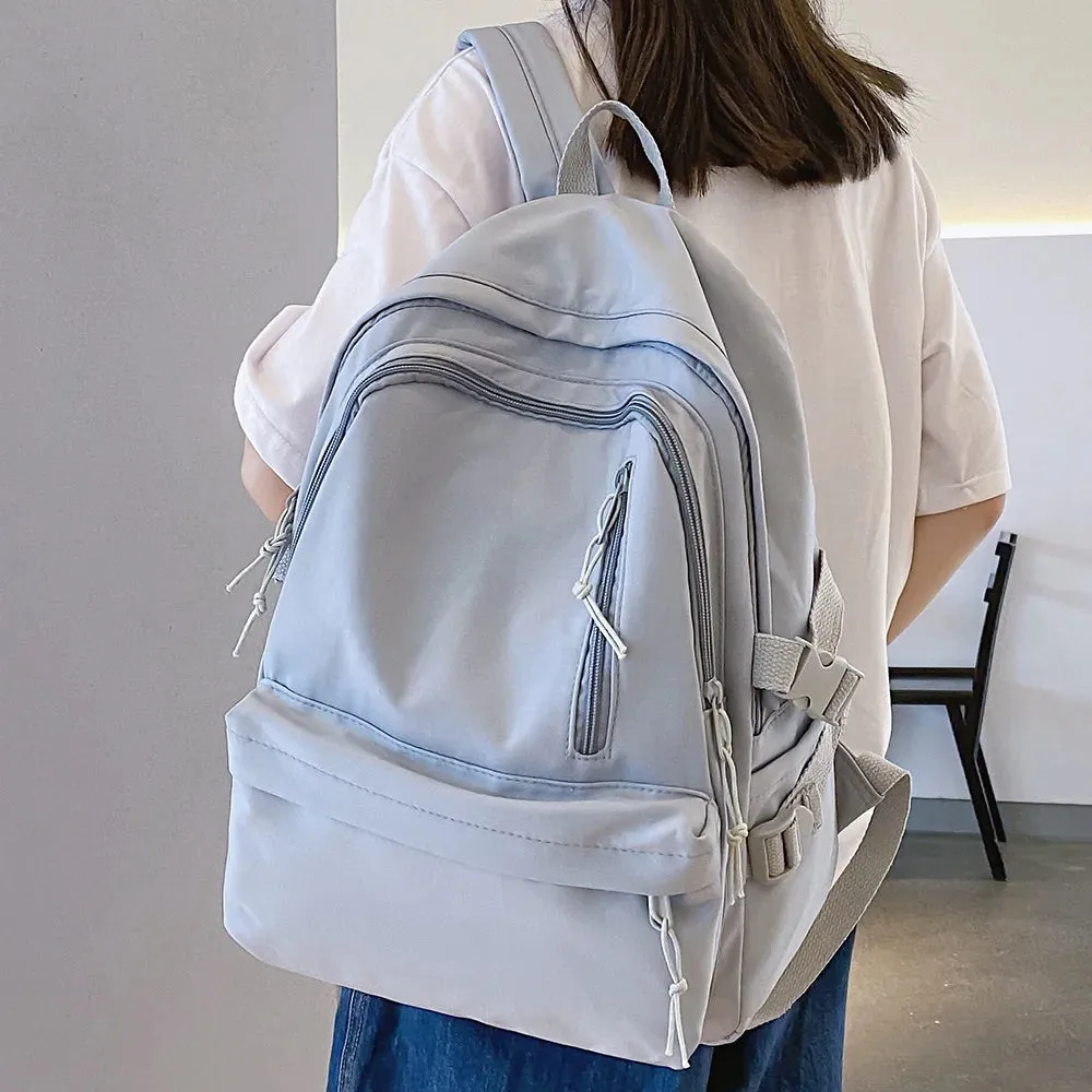 UAKISS  -  Cool Lady Travel Women Kawaii Backpack Fashion Girl Waterproof College Student Bag Teenager Book Bag Female Laptop Cute Backpack