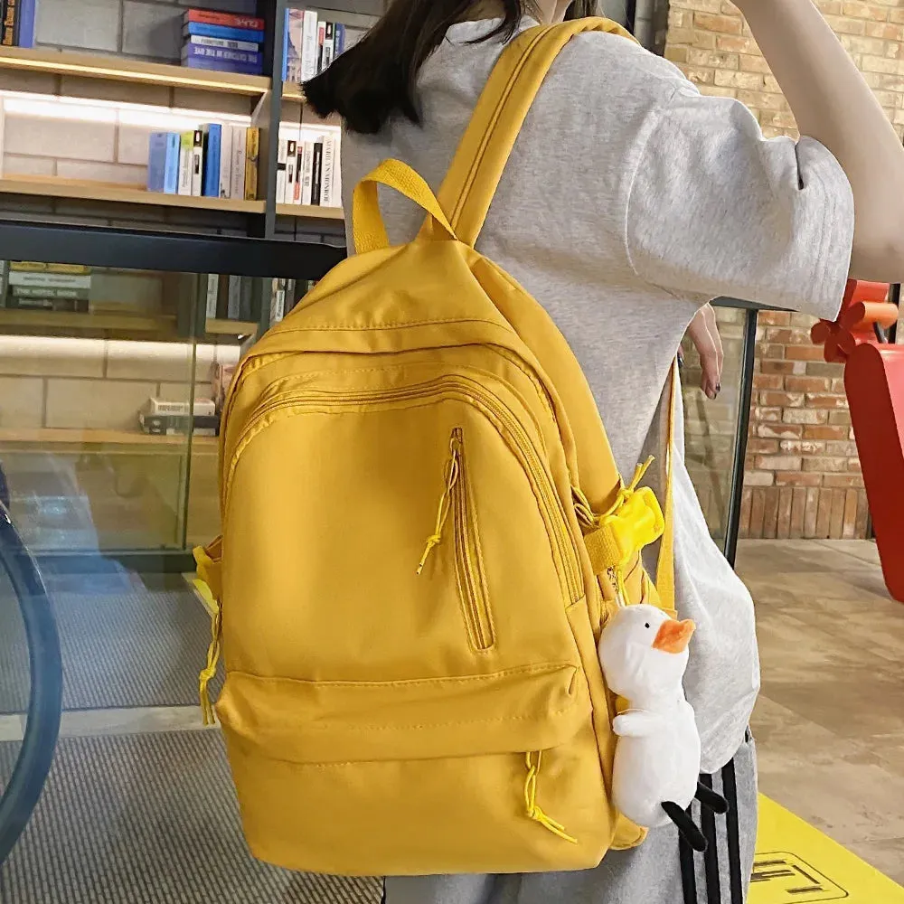 UAKISS  -  Cool Lady Travel Women Kawaii Backpack Fashion Girl Waterproof College Student Bag Teenager Book Bag Female Laptop Cute Backpack