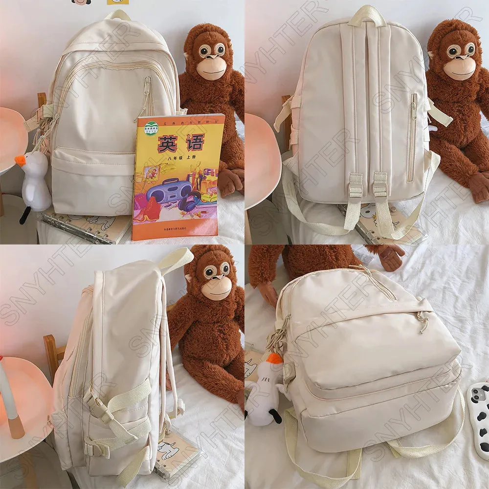 UAKISS  -  Cool Lady Travel Women Kawaii Backpack Fashion Girl Waterproof College Student Bag Teenager Book Bag Female Laptop Cute Backpack