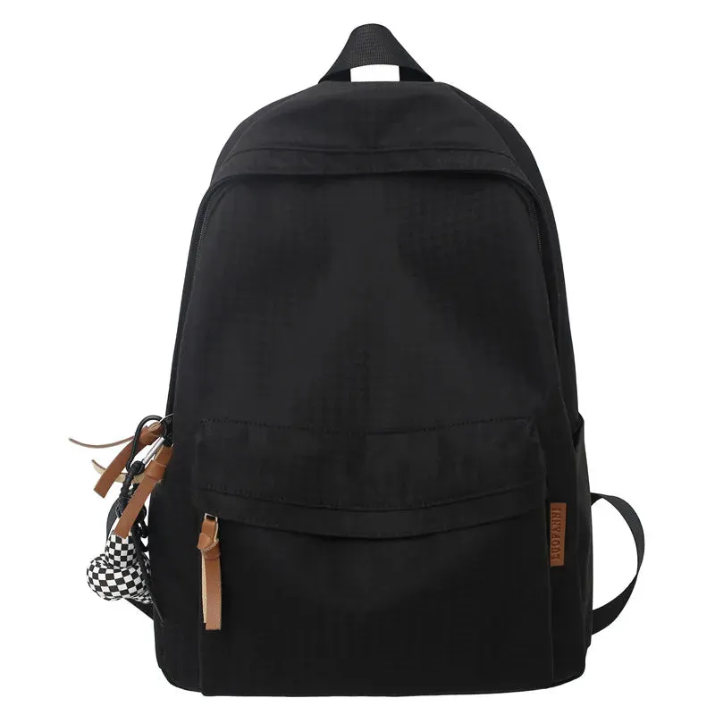 UAKISS  -  Cool Women Men Nylon Waterproof College Backpack Fashion Ladies Male Travel Book School Bag Girl Backpack Female Laptop Student