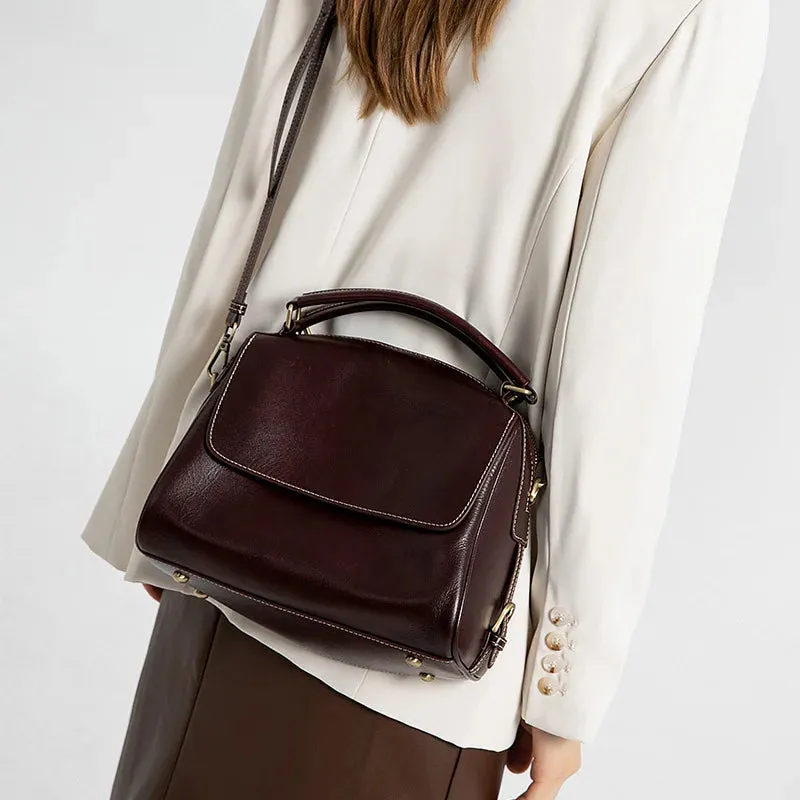 UAKISS  -  Female genuine cow leather bag for women bag Handbag New Crossbody luxury Shoulder bag high-capacity tote bag Vintage Bag
