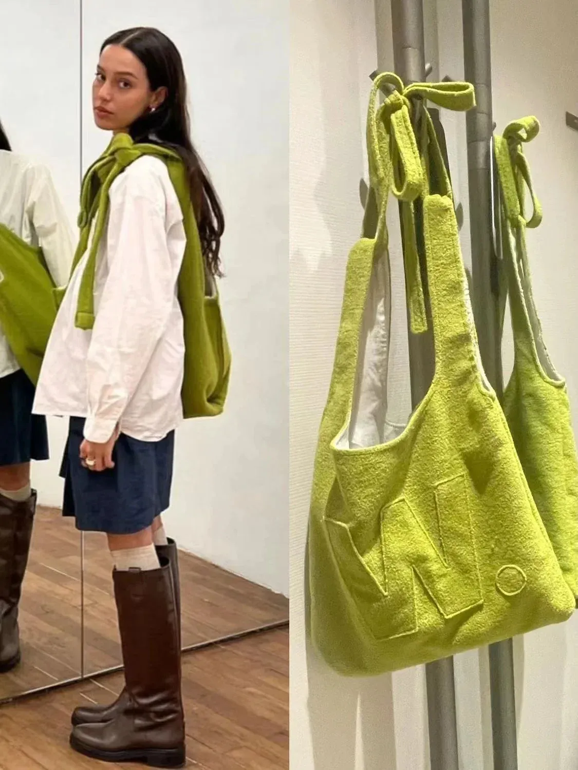 UAKISS  -  French Niche Design Campus Diagonal Women's Crossbody Bag 2024 New Stylish Large Capacity Single-shoulder Bag