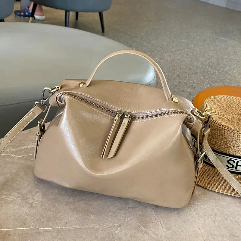 UAKISS  -  luxury handbags female crossbody bags Vintage Genuine leather women shoulder bag Large capacity soft leather cowhide fashion bag