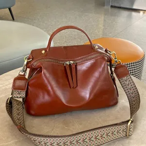 UAKISS  -  luxury handbags female crossbody bags Vintage Genuine leather women shoulder bag Large capacity soft leather cowhide fashion bag