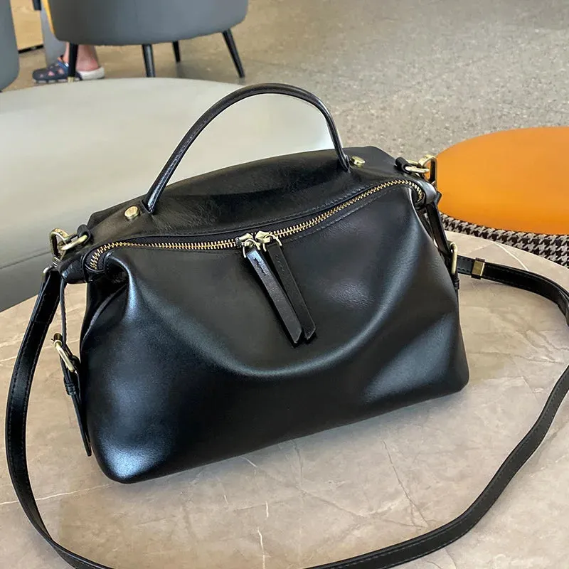 UAKISS  -  luxury handbags female crossbody bags Vintage Genuine leather women shoulder bag Large capacity soft leather cowhide fashion bag