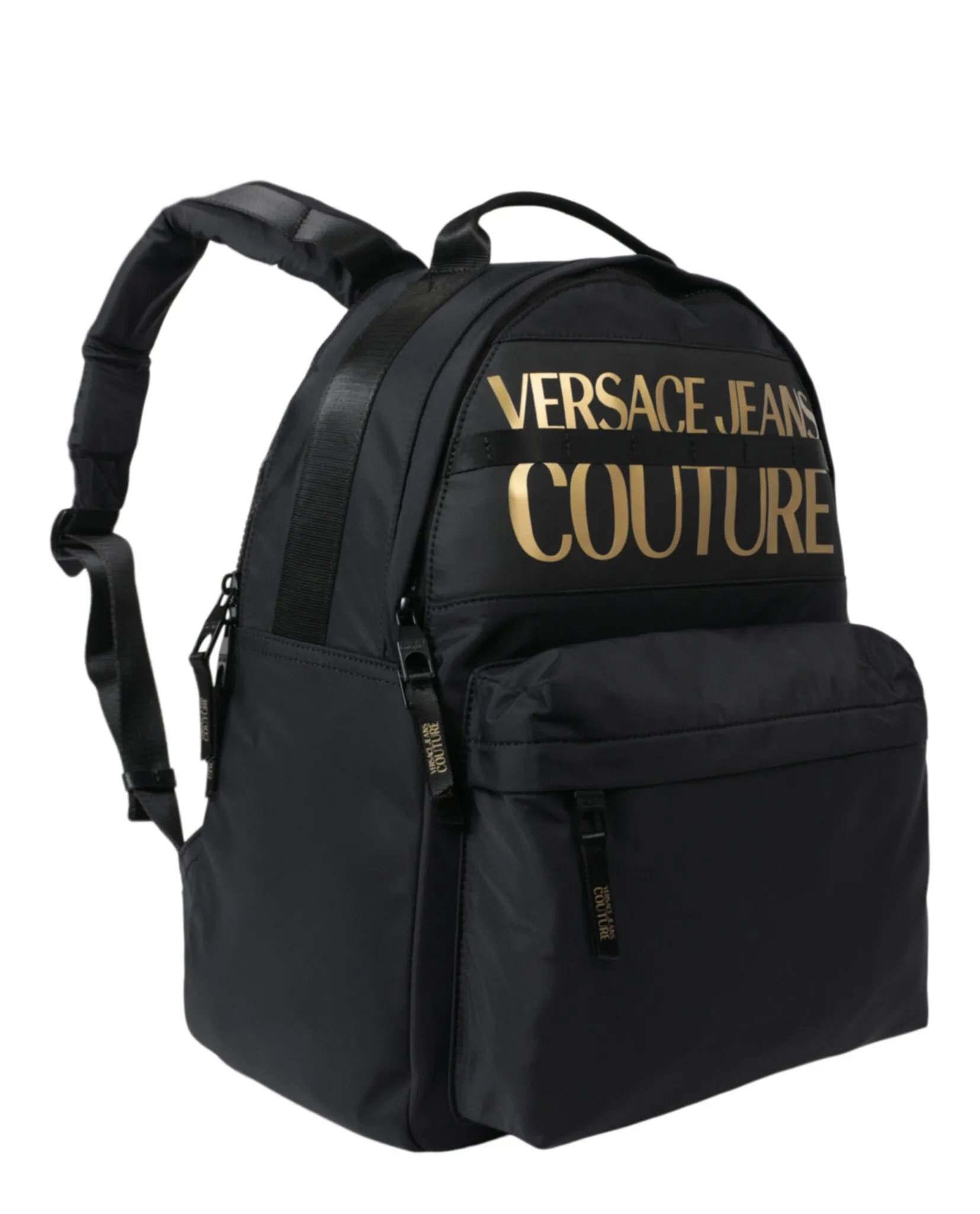 Versace Jeans Metallic Logo Backpack