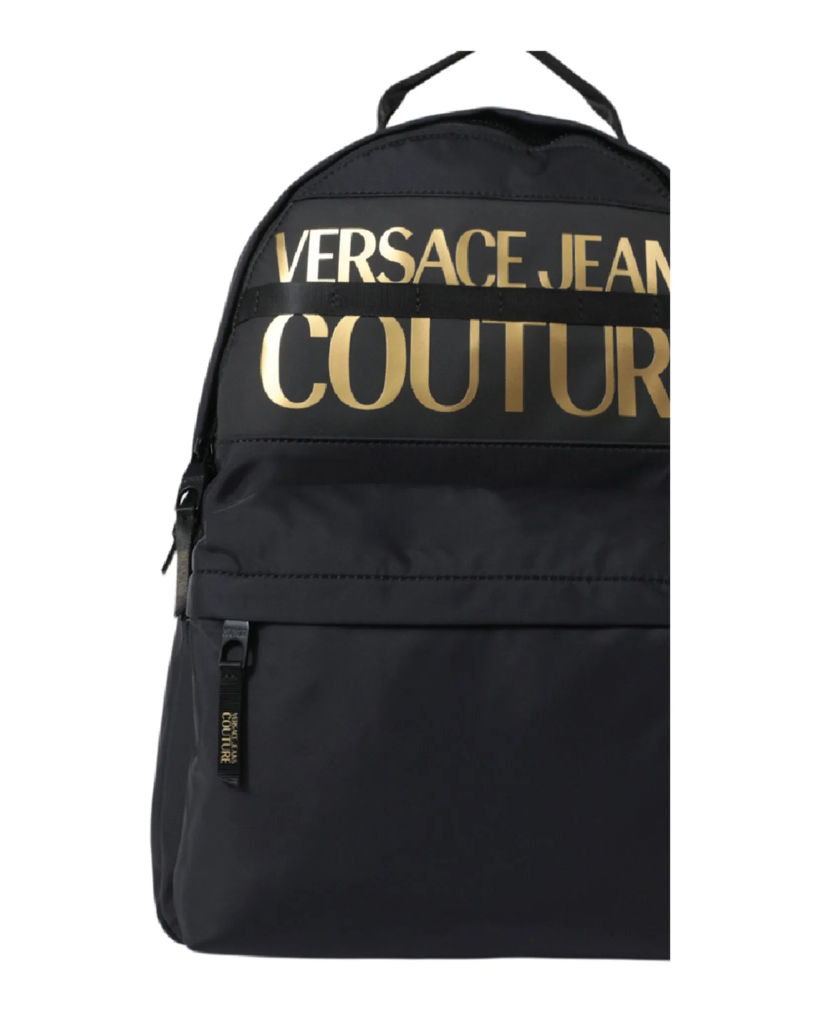 Versace Jeans Metallic Logo Backpack