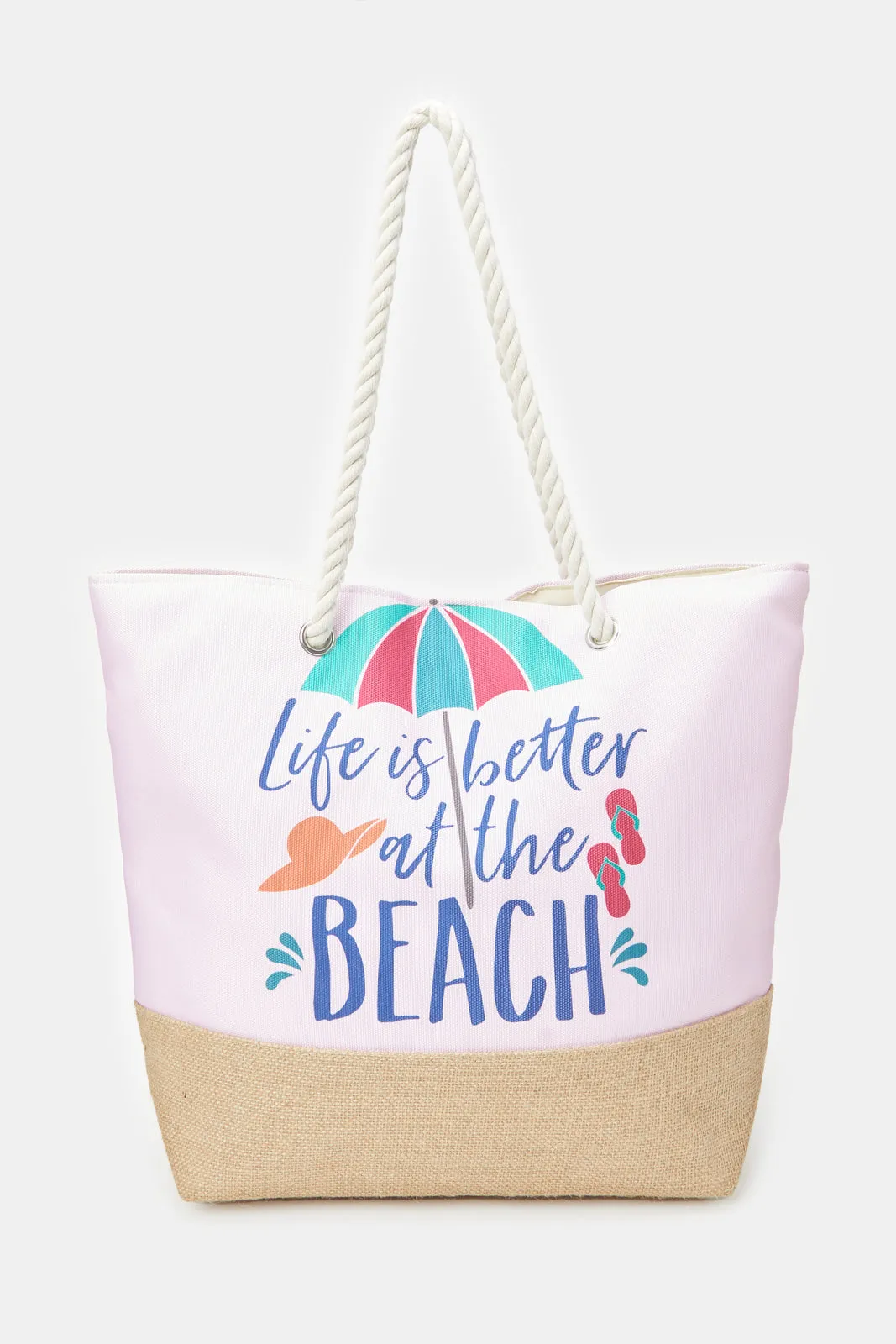 Women Pink Beach Bag