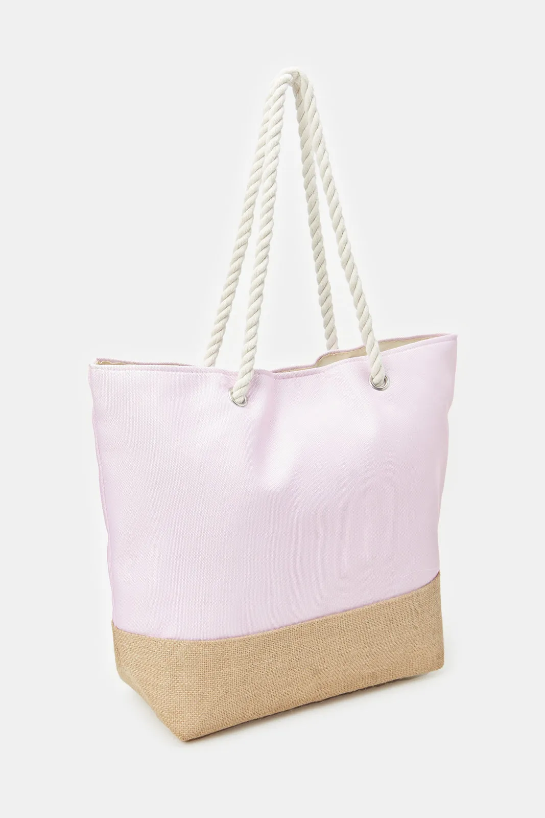 Women Pink Beach Bag