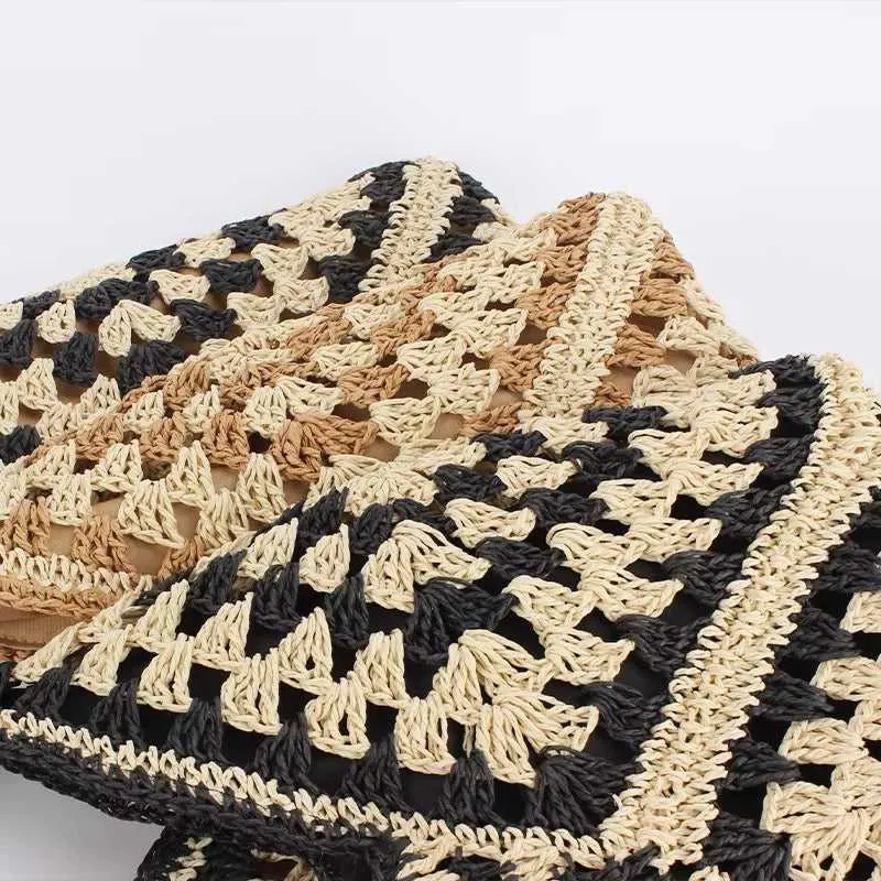 Women Straw Vintage Summer Beach Bag