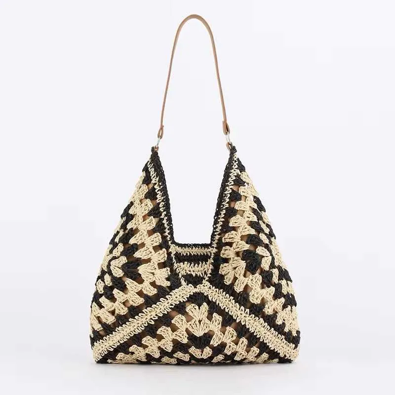 Women Straw Vintage Summer Beach Bag