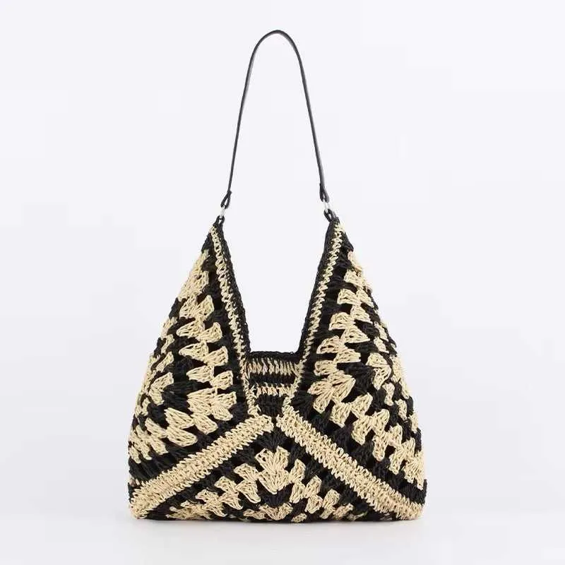 Women Straw Vintage Summer Beach Bag