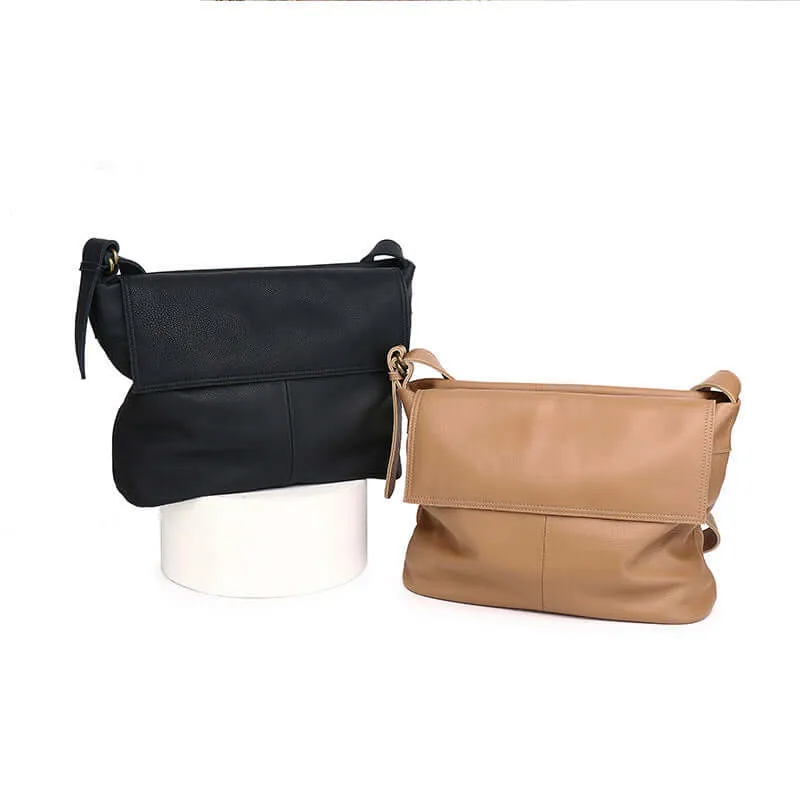 Women's Leather Shoulder Crossbody Bag - Stylish & Functional