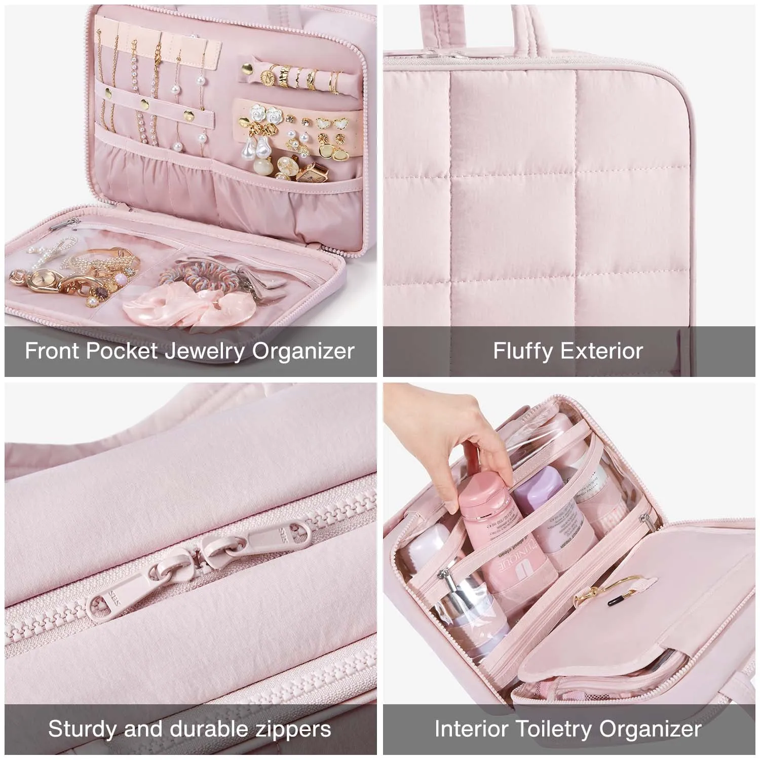 Zora Spacesaver ExploreEase Puffy Multi-Functional Toiletry Bag